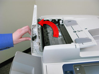 Open the Document Feeder Top Cover